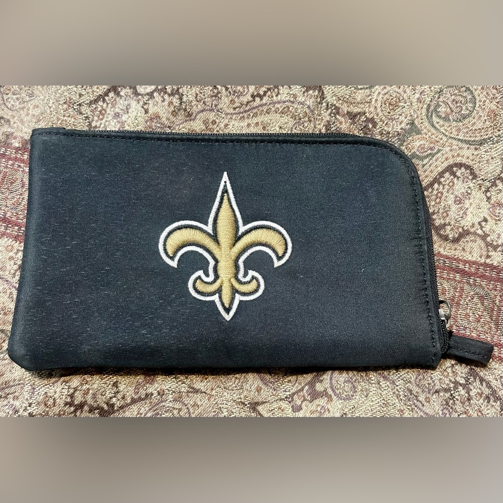 NFL Fleur De Lis Wristlet
